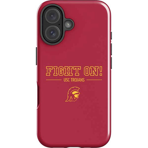 University of Southern California Fight On iPhone 16 Plus Impact Case